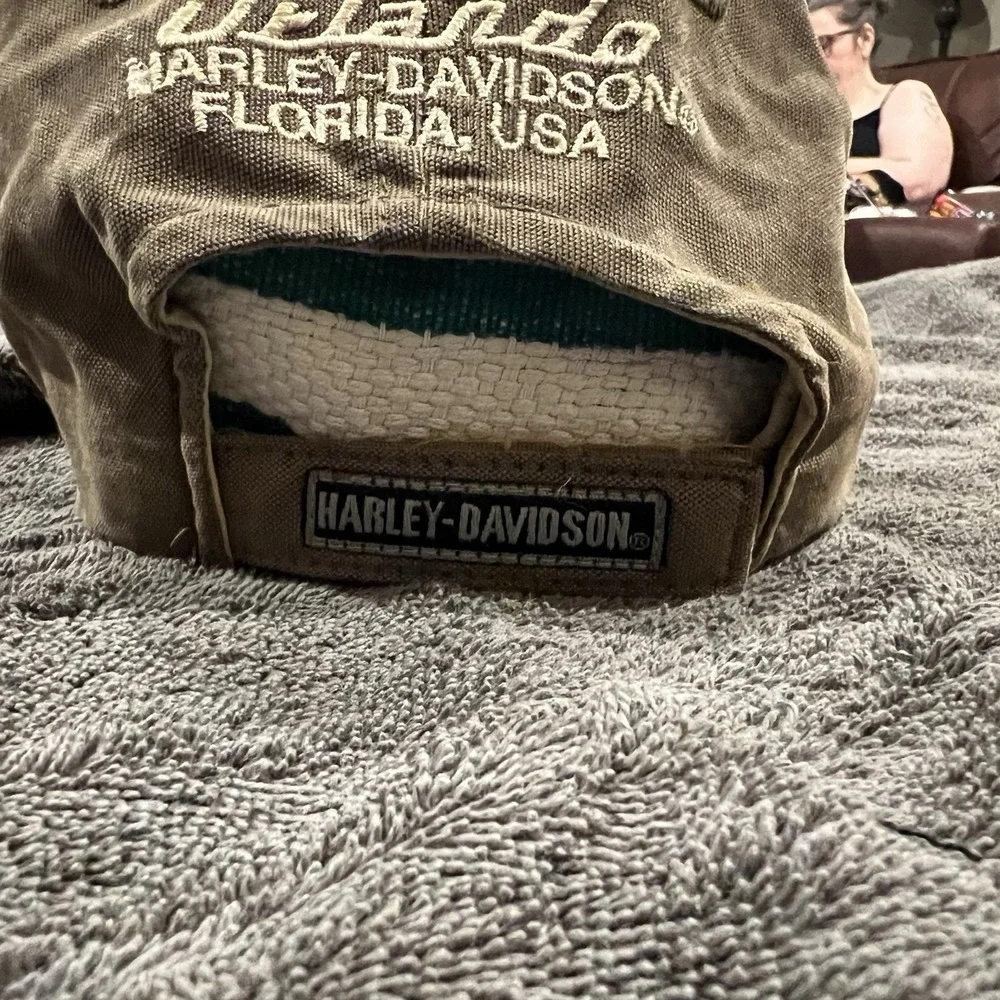 Harley Davidson Motorcycle‎ Baseball Cap Orlando Hook/ Loop
